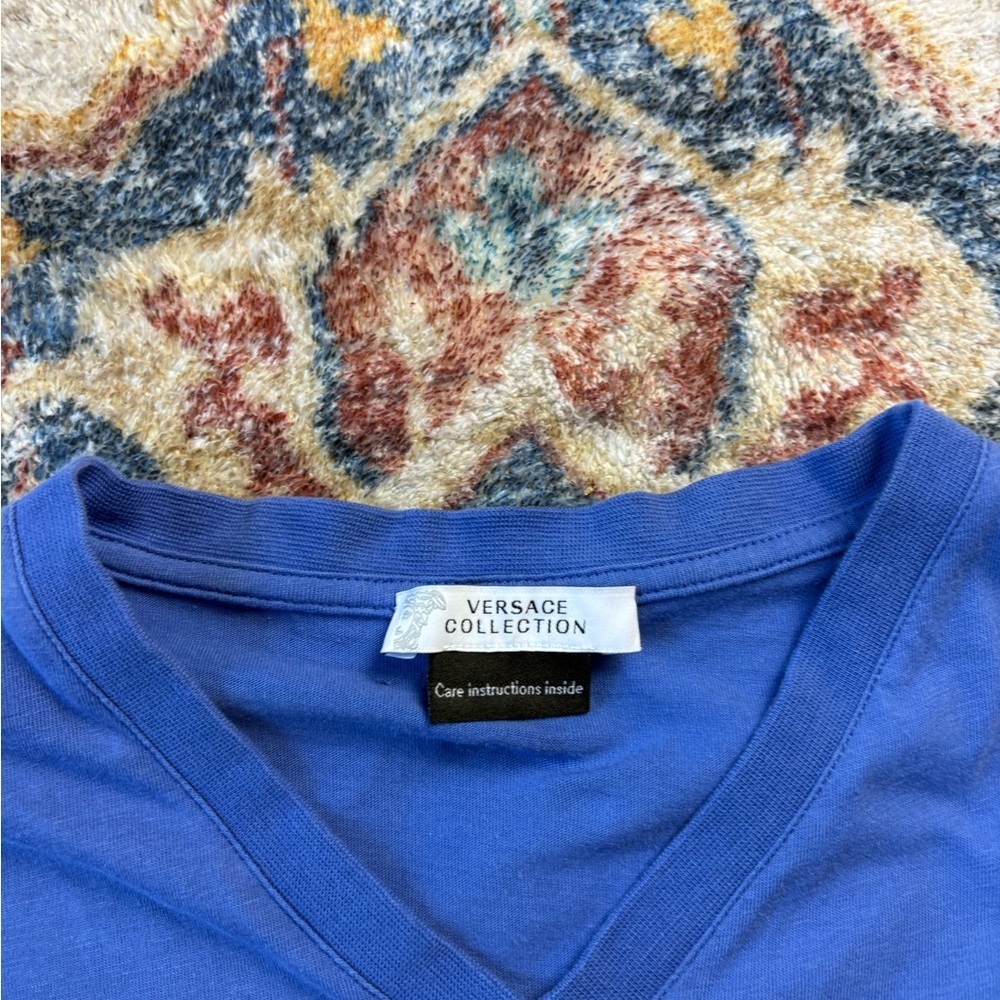 Versace Collection Sequin Logo T-shirt Large - Picture 3 of 6